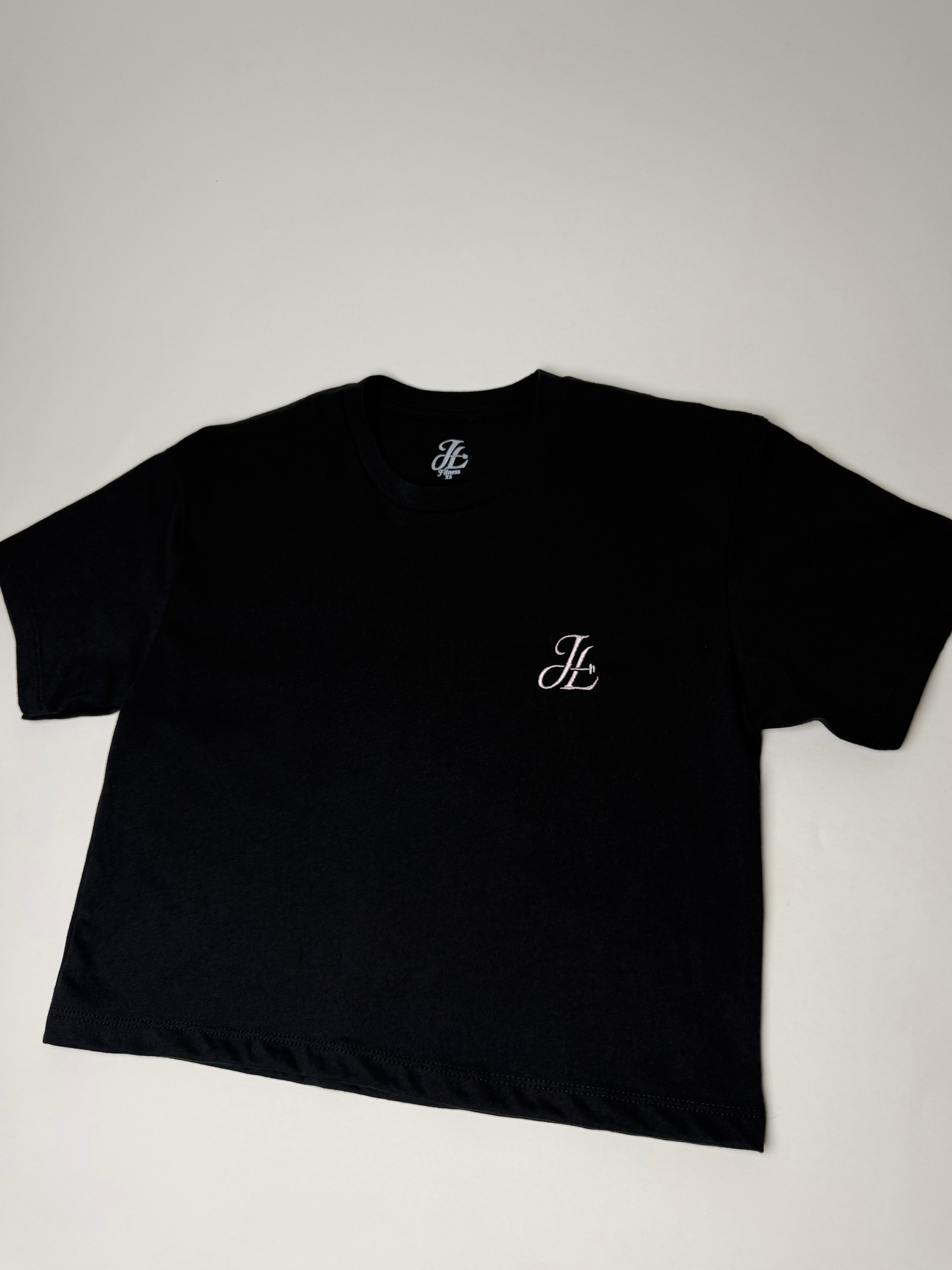 JL Training Crop Top- Black